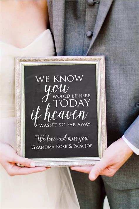 Personalized Wedding Memorial Sign | David's Bridal