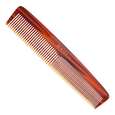 Buy ROOTS Classic Comb | Dual Teeth For Styling & Detangling | Rounded ...