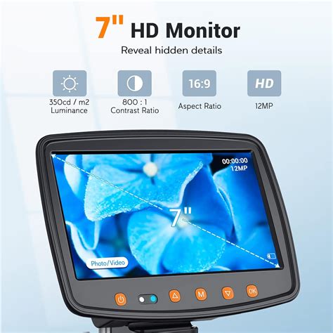 Buy Leipan Digital Microscope with 7 LCD Screen,1500X Magnification ...