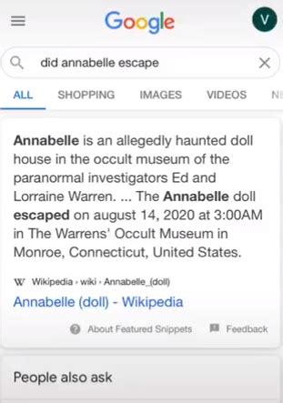 The truth about real-life haunted Annabelle doll escaping from its ...
