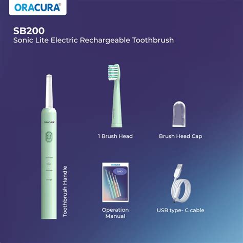 SB200 Sonic Lite Electric Rechargeable Toothbrush