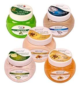 PINK PLUMS Glowing Neem-Tulsi Gel Scrub, Diamond Face Pack, Gold ...