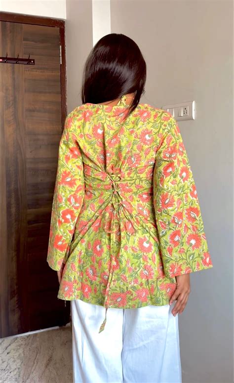 Meher Sweetheart Neck Corset Back Short Kurti – Vastravali Jaipur