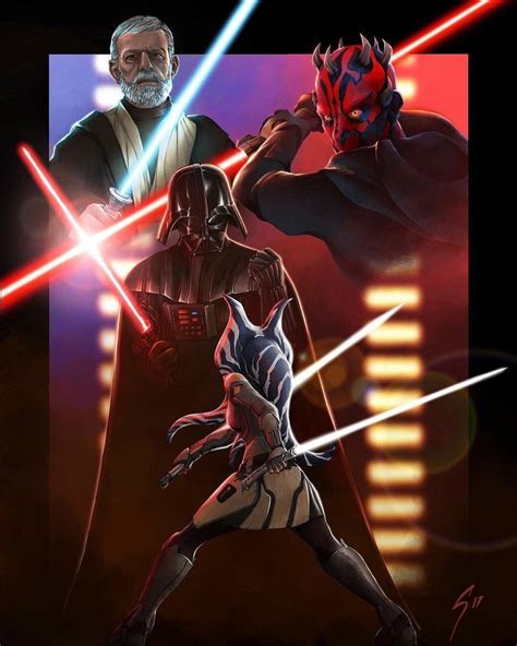 Darth Vader Vs Ahsoka Wallpapers - Wallpaper Cave