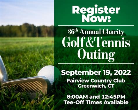 Register Now - VISIONS 36th Annual Charity Golf & Tennis Outing
