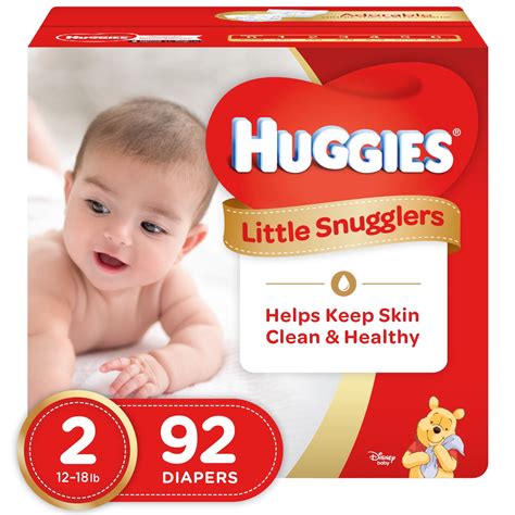 HUGGIES Little Snugglers Diapers, Size 2, 92 Count - Walmart.com