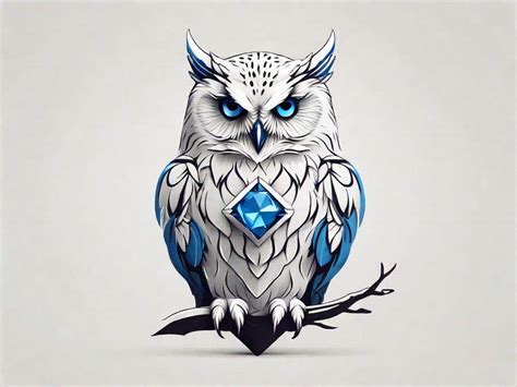 Entry #72 by NikolaCocaCola for A simple drawing of a snow owl holding ...