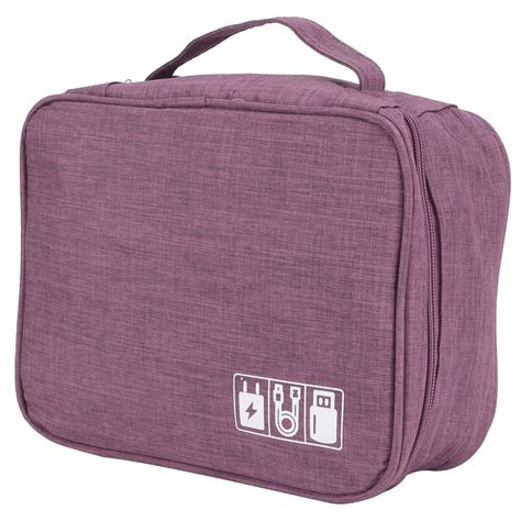 Electronic Organizer, Cationic Fabric Cable Storage Bag, Batteries ...