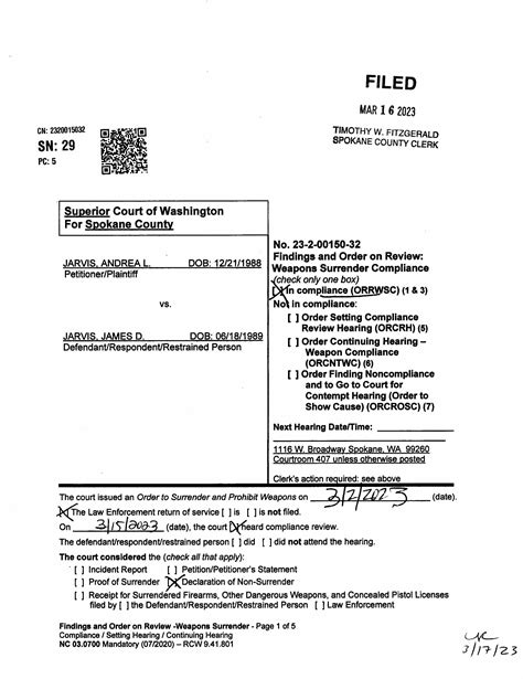 Spokane County Court Viewer