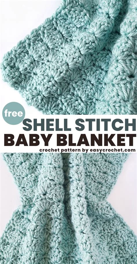 Image result for Shell Baby Blanket Free Pattern
