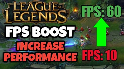 League Of Legends 2021 - Increase FPS and Performance for Low End PC | LoL FPS Boost