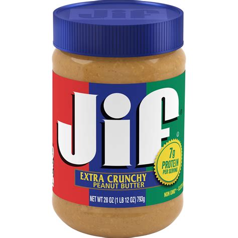 Jif Extra Crunchy Peanut Butter, 28-Ounce - Walmart.com