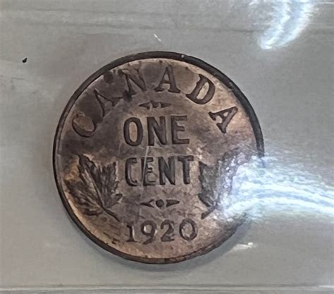 Canada One Cent 1920 MS-63 ICCS – Trade your coins