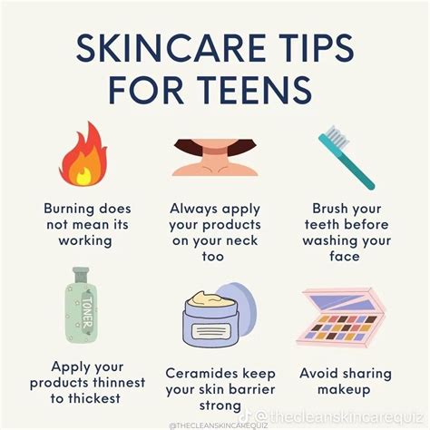}~ Skincare Tips for Teens ~} | Skin care tips, Skin care routine, Clear skin teen