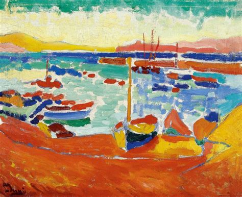 Boats At Collioure - Andre Derain - Fauvism Art Painting - Canvas ...