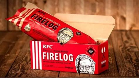 The iconic KFC 11 herbs and spices firelog is back