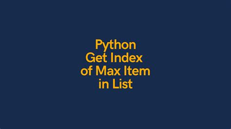 Python Tutorial: How To Use The List Index Method in Python