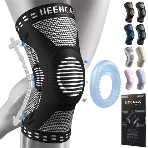 NEENCA Professional Knee Brace for Pain Relief, Medical Knee Support ...