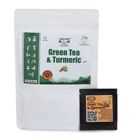 Green Tea Turmeric Tea Bags | Antioxidant Green Tea Blend – JAI JUNGLE ...