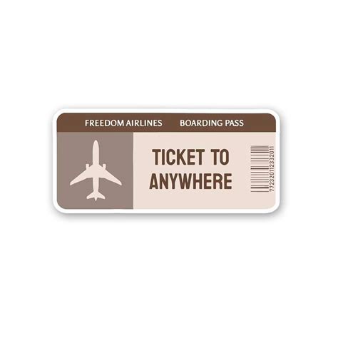 Buy Ticket Sticker Online | Premium Waterproof Vinyl | STICK IT UP