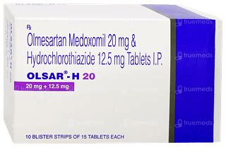 Olsar H 20125 Mg Tablet 15 - Uses, Side Effects, Dosage, Price | Truemeds