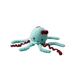 LoopHoop Crochet Handmade Jelly Fish Toy | Width-8cm x Height-16cm,40 ...