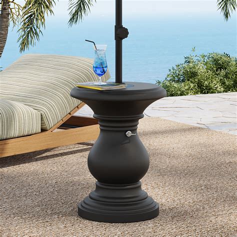 Christopher Knight Home 20" MGO Umbrella Base with Multiple Cap Sizes ...