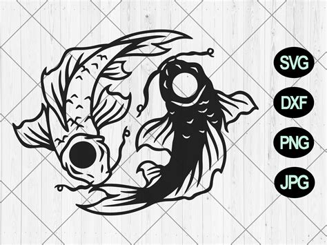 Yin Yang Symbol Fish