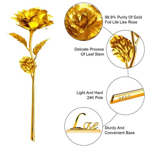Gift Pack Of Artificial Rose With Stand And Chocolate Up to 35% Off