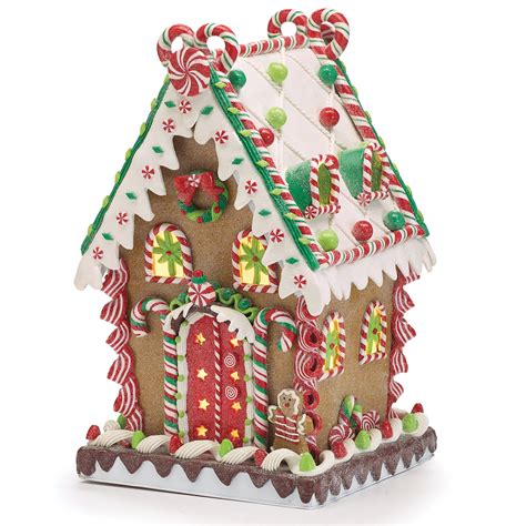 Pastel light up 14.5” gingerbread house - ayanawebzine.com