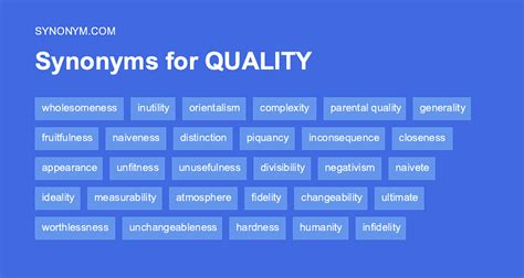 Another word for QUALITY OF LIFE > Synonyms & Antonyms