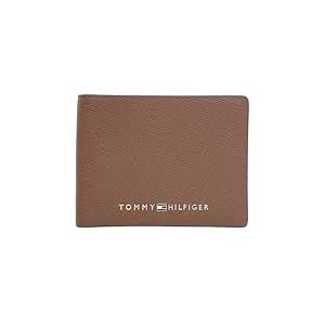 Buy Tommy Hilfiger Men's Osun Slimfold Wallet - Tan | Saffiano Leather ...