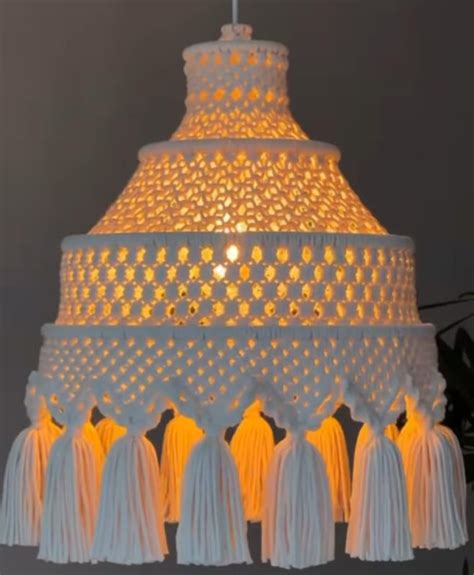 Macrame Lamp Shades Manufacturer, Exporter & Supplier from Noida India