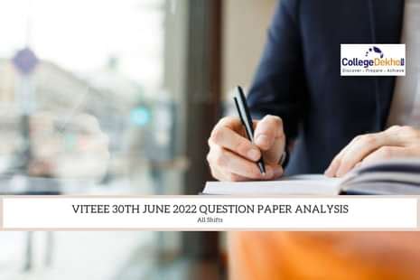 VITEEE 30th June 2022 Question Paper Analysis, Answer Key, Solutions ...