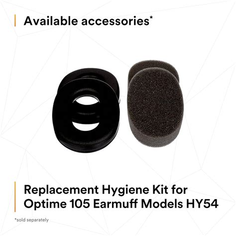 Buy 3M PELTOR Optime 105 Earmuffs H10A HV, Over-the-Head Black Online ...