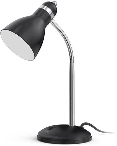Lepower, Metal Desk Lamp, Adjustable Gooseneck, Black - Walmart.com