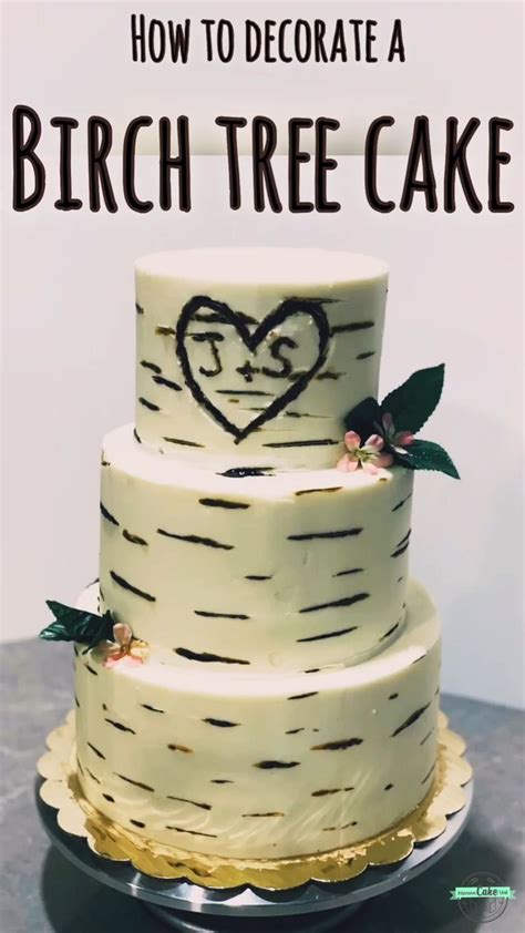 Image result for Birch Tree Cake Tutorial