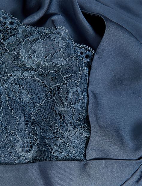 Buy Satin Long Chemise at Marks & Spencer