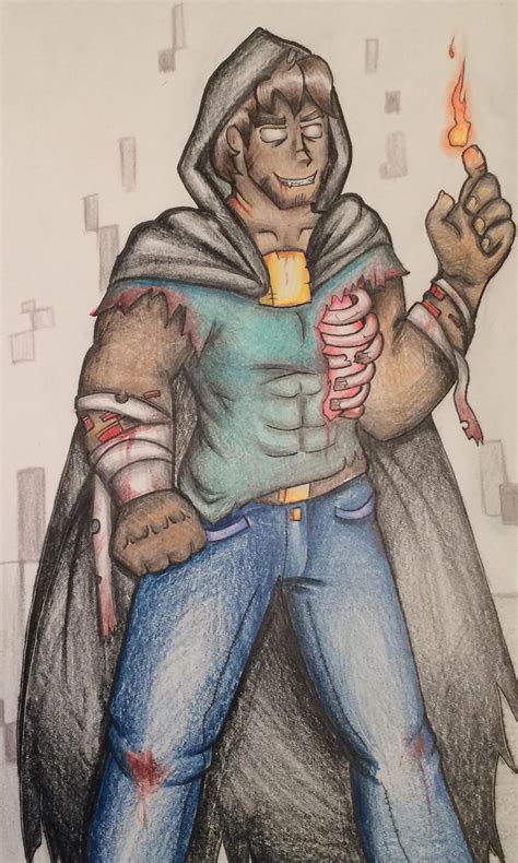 Herobrine (Art by me) : r/Minecraft