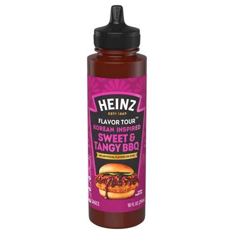 Heinz Flavor Tour Korean Inspired Sweet & Tangy BBQ Sauce - Shop ...