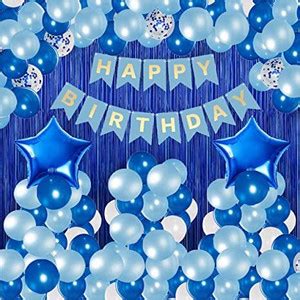 PARTY MIDLINKERZ Printed Happy Birthday Decoration kit Combo - 33 Pcs ...