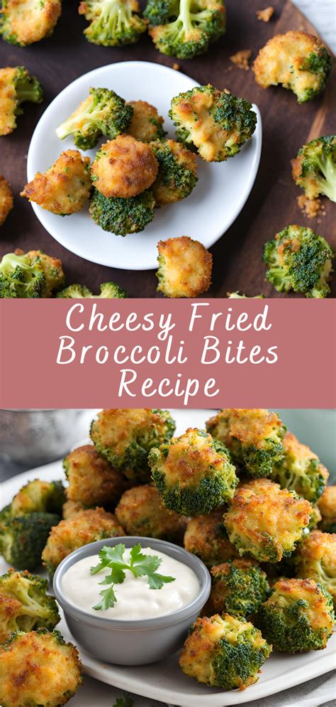 Cheesy Fried Broccoli Bites Recipe | Cheff Recipes