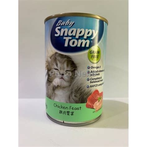 Jual Snappy Tom Baby Chicken Feast - Makanan kucing basah 400gr - Kota ...