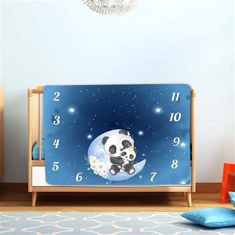Buy LYLYCTY Baby Age Blanket, Personalized Holiday Blanket for Newborn ...