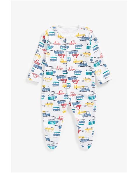 Buy Boys Full Sleeves Sleepsuits -Pack of 3-Multicolor Online at Best ...