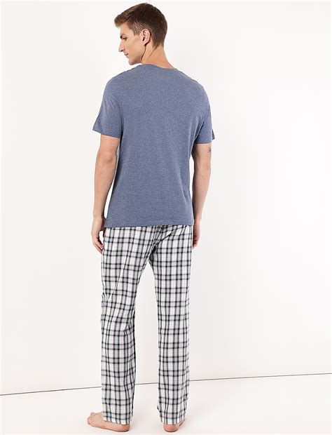 Buy Pure Cotton Plain V Neck Tshirt at Marks & Spencer