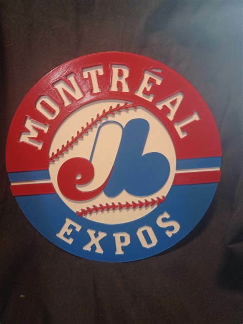 STL file 28cm Montreal Expos Wall Logo for Walls・3D printable model to ...