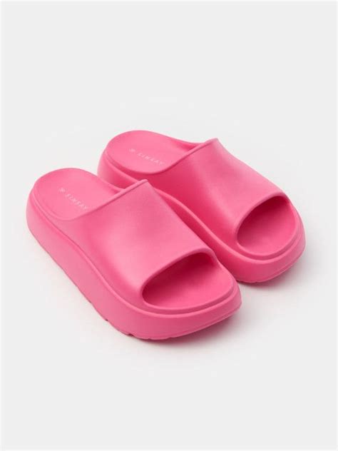 Plattform-Flip-Flops Farbe Pink - SINSAY - 950EI-42X