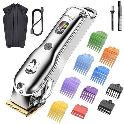 Hatteker Professional Hair Clipper Hair Trimmer, Cordless Clippers Men ...