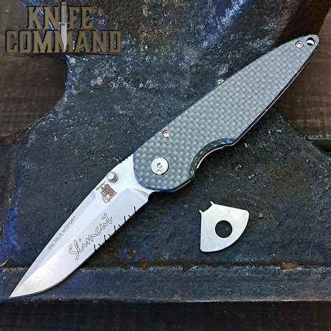 Eickhorn Solingen SlimCut Kohlefaser Carbon Fiber Gentlemen's Knife Laser Serrated Blade ...